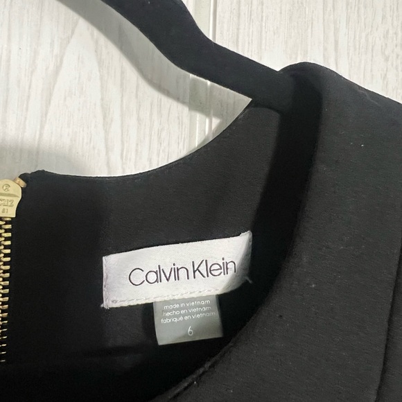 Women’s Calvin Klein Black Dress Size 6, Brand new w/tags - Picture 3 of 7